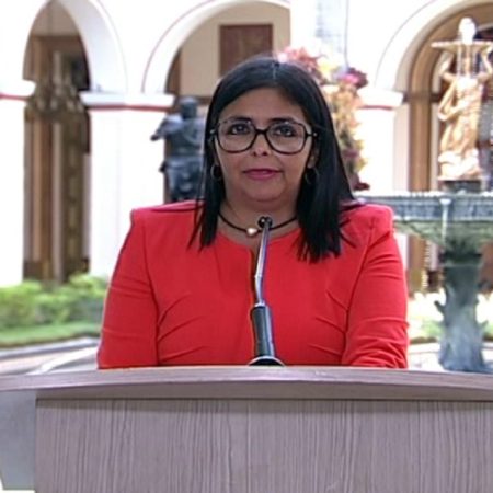 Delcy Rodríguez.(Cortesía)
