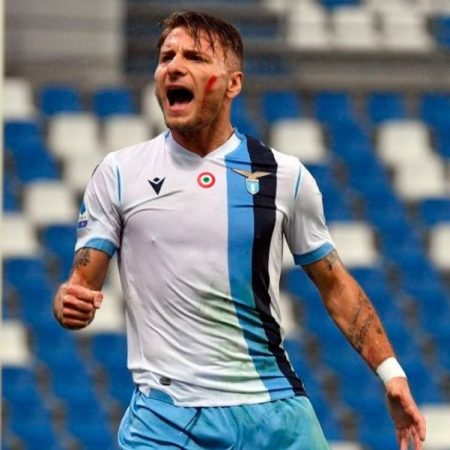 Ciro Immobile, delantero italiano de la Lazio. / Foto archivo