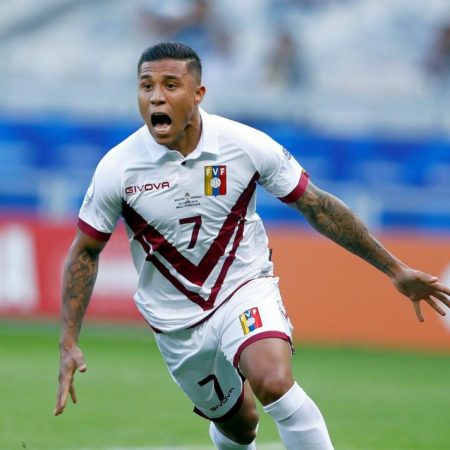 Darwin Machís, jugador de la selección venezolana y del Granada. / Foto archivo