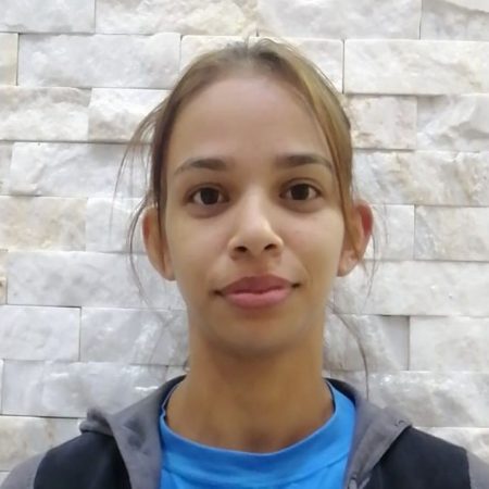 Dinoska Bexay Garay Pérez (viuda) del joven Jesús Alberto Izquierdo Rivas. Foto cortesía Jacinto Oliveros