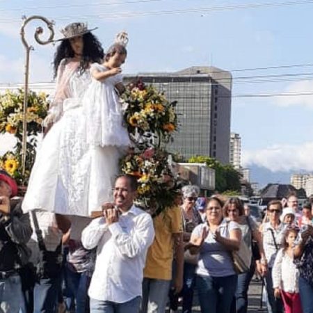 Procesión de la Divina Pastora (Foto cortesía)