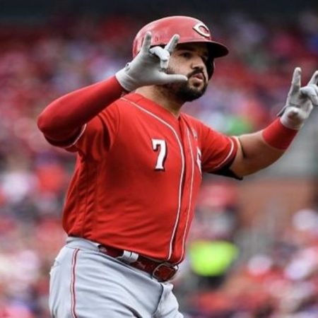 Eugenio Suárez, pelotero venezolano de los Rojos de Cincinnati. / Foto archivo