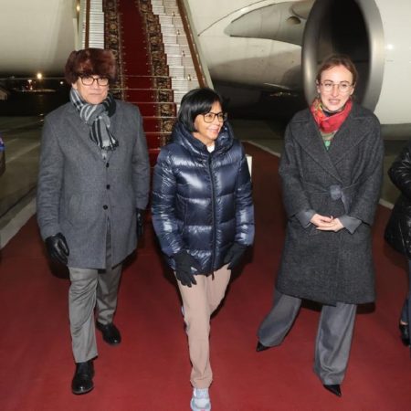 Delcy Rodríguez visita Rusia para participar en la Semana rusa de la Energía
