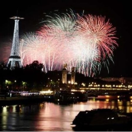 Celebración del 14 de julio en Francia/Foto Pulso SLP
