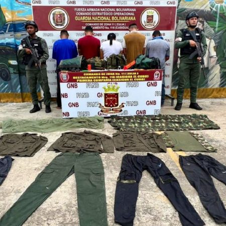 Detenidos cinco presuntos terroristas en el estado Zulia