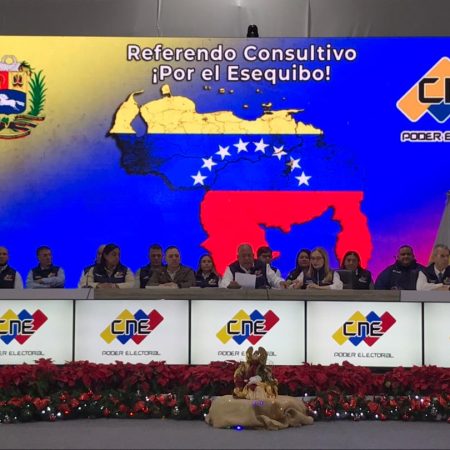 El sí superó el 95%: Amoroso dice que votaron 10 millones 554 mil personas