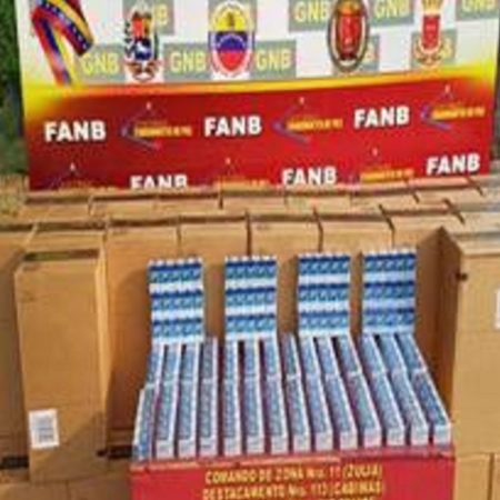 Detenido en Zulia hombre que presuntamente contrabandeaba 870 mil cigarrillos