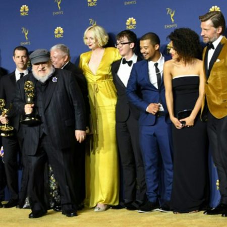Elenco de Games of Thrones. Foto AFP