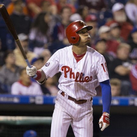 Cesar Hernández fue pieza inamovible de los Phillies de Filadelgia en la temporada 2017/Foto: AFP