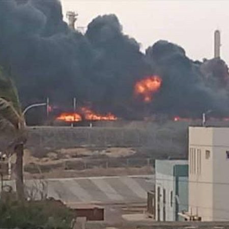Refinería de Cardón que se incendió el pasado domingo. (Foto Archivo)