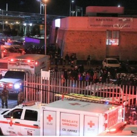 Incendio en  las instalaciones del Instituto Nacional de Migración (INM)/ Foto archivo