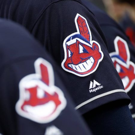 Chief Wahoo, antiguo logo de los Indios de Cleveland. / Foto archivo