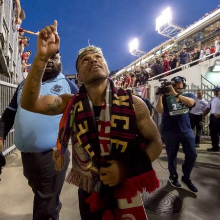 Josef Martínez fue la figura de su equipo al anotar el tanto de la victoria./Foto: @ATLUTD ‏