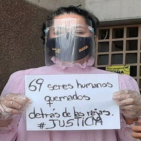 Lyli López representa al comité de víctimas. (Foto cortesía)