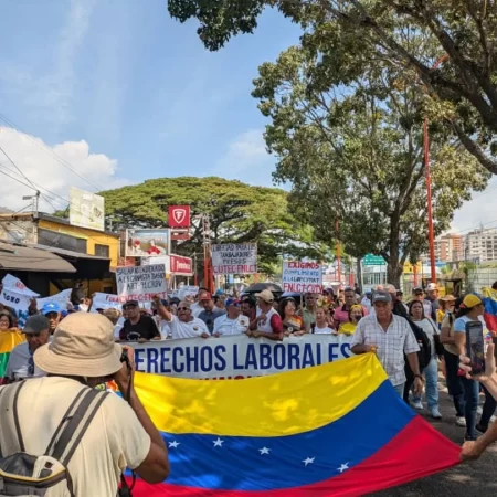 Marcha de trabajadores
