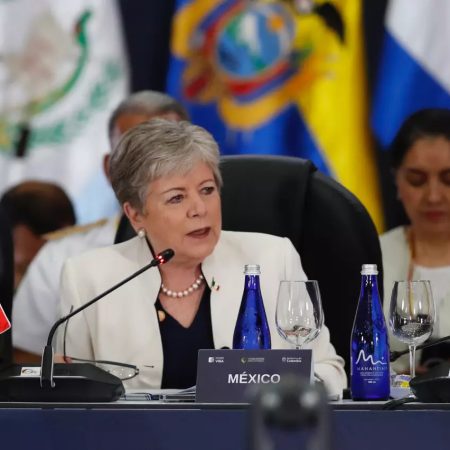 Alicia Bárcena, secretaria de Relaciones Exteriores de México. Foto: EFE.