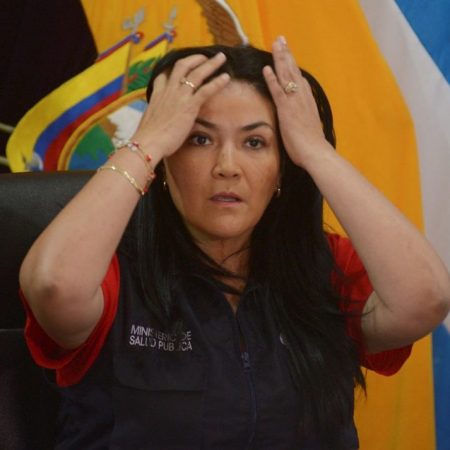 Ministra de Salud de Ecuador, Catalina Andramuño. Foto EFE