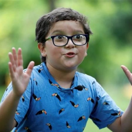 Francisco Vera Manzanares, el ambientalista colombiano de 11 años. (Foto EFE)