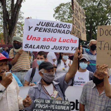 Los pensionados y jubilados han hecho muchas protestas. Foro referencial.
