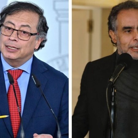 Petro y Benedetti (Foto Caracol Noticias)