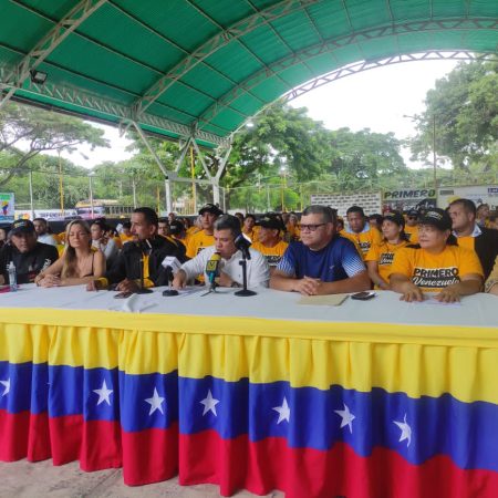 Dirigentes de "Primero Venezuela"