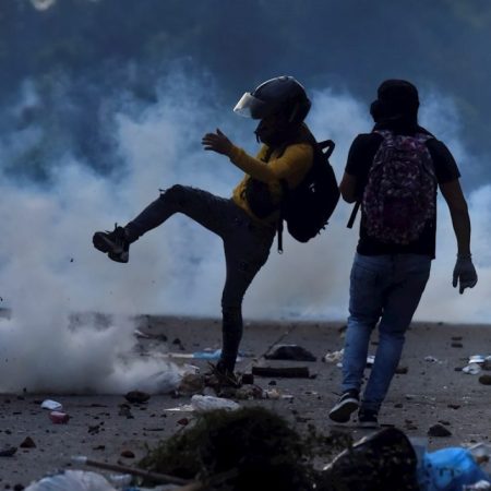 Protesta en Colombia Foto EFE