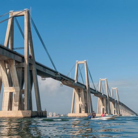 El puente sobre el Lago de Maracaibo.(Foto cortesia)
