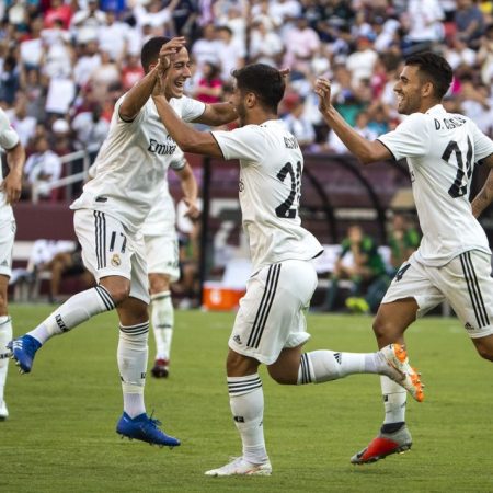 Con un doblete del español Marco Asensio, el Real Madrid venció este sábado 3-1 a la Juventus, en partido de la International Champions Cup/Foto: EFE