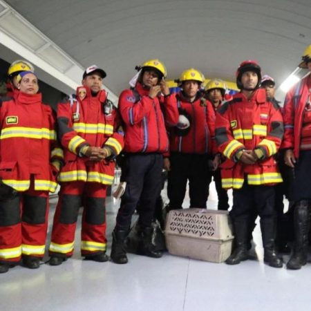 Los 25 rescatistas que fueron a Siria ya se encuentran de nuevo en Venezuela. Foto cortesìa VTV
