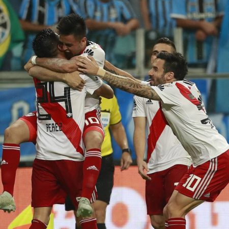 River Plate de Argentina clasificó el martes a la final de la Copa Libertadores al vencer a Gremio de Brasil/Foto: AFP