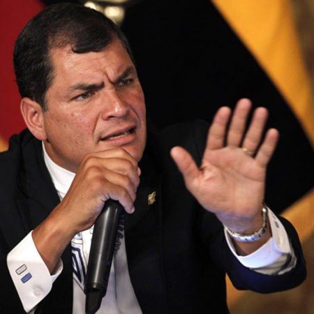 Expresidente de Ecuador, Rafael Correa. (Foto Archivo)