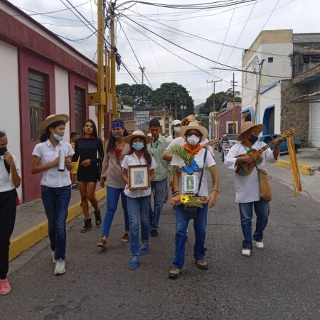 Romería de los Pastores del niño de la Piedra por las calles de San Blas