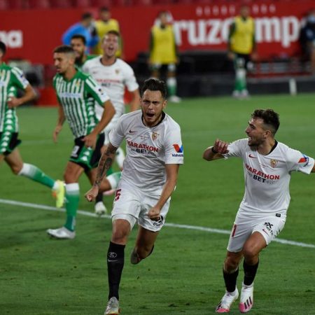 Lucas Ocampos celebrando el gol de su equipo (Foto Cortesía football-addict.com)