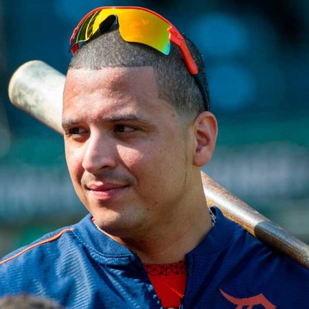 Víctor Martínez ha tenido una buena pretemporada y se muestra saludable para Detroit./Foto: LasMayores.com