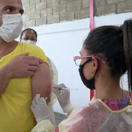 Vacunación en Venezuela. Foto cortesía VTV
