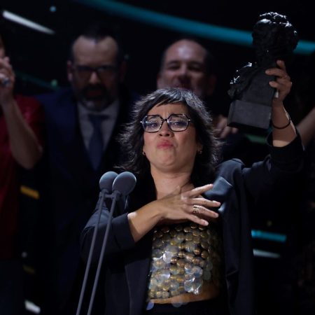 Venezolana Claudia Pinto ganó el Goya al mejor documental. Foto EFE
