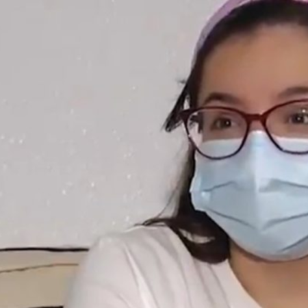 Verena no puede parar de toser luego de sufrir COVID. Foto cortesía Todos Ahora
