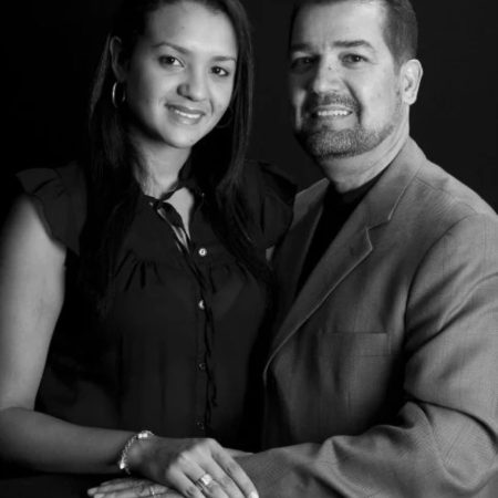 Verónica Rincón Sinclair de Sancler y su esposo, Jorge José Sancler. Foto cortesía El Pitazo