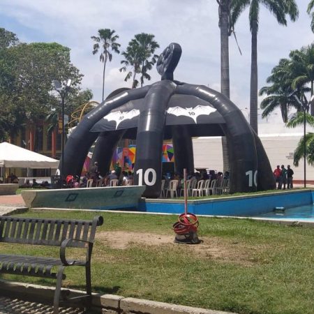 Plaza Cristóbal Mendoza, en El Viñedo. (Foto cortesía)