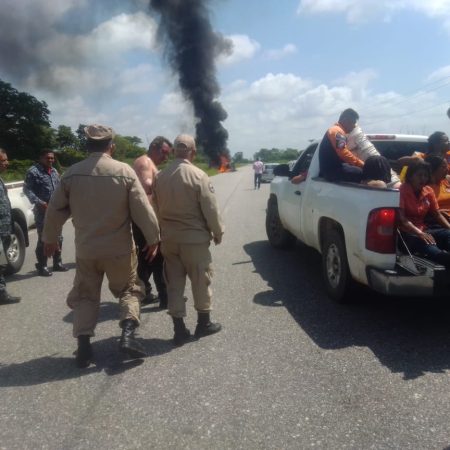 Director de Protección Civil Zulia resultó herido en incendio de vehículo en Machiques