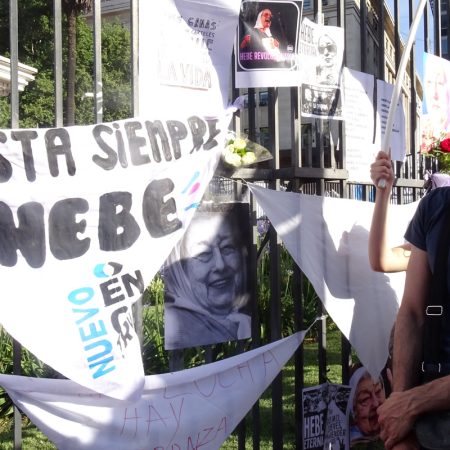 Madres de Plaza de Mayo dan el último adiós a la histórica Hebe de Bonafini