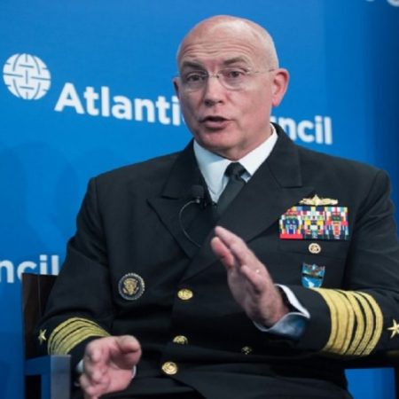 El almirante Kurt Tidd, jefe del Comando Sur de Estados Unidos. (AFP)