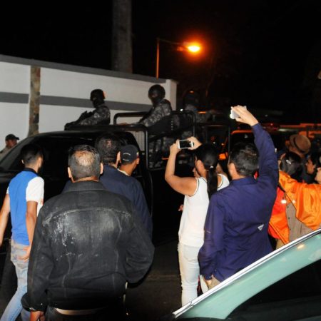 Sebin traslada Diputado Caro a Fuerte Paramacay de Naguanagua. (Foto: Ángel Chacón.)
