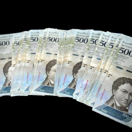 Billetes de 500 Bolivares  Foto Angel Chacón