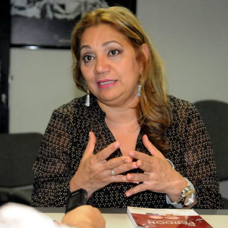Mónica Mavarez, presidenta de la Fundación Venezuela Perdona. (Foto Ángel Chacón)