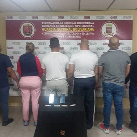 GAES Carabobo capturó a supuestos funcionarios policiales implicados en presunta extorsión