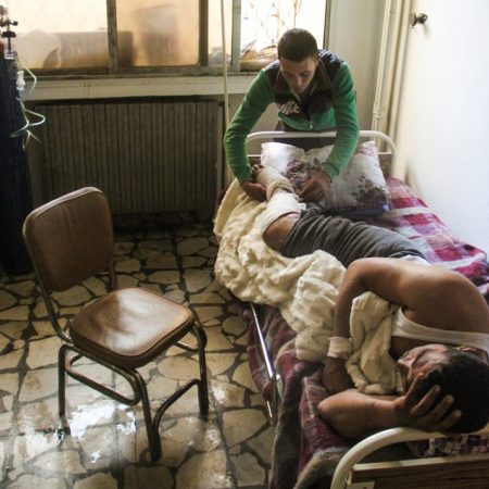 Víctima ataque químico en Siria.Foto: (AFP)