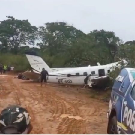 Una avioneta cayó este sábado en medio de la selva amazónica brasileña/ Foto Ecuavisa