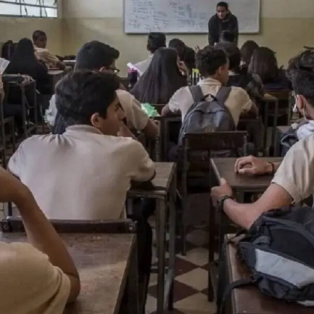 Estudiantes de bachillerato / Cortesía El Ucabista.