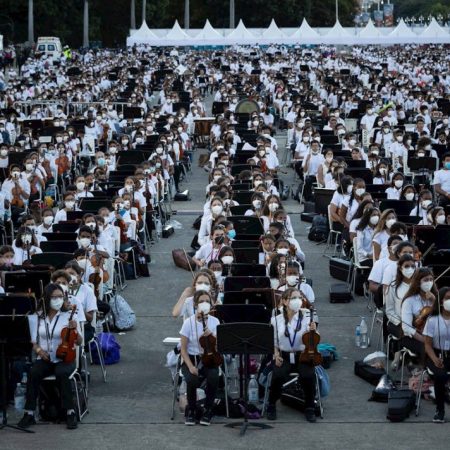Venezuela consiguió certificar su Récord Guinness a la orquesta más grande del mundo